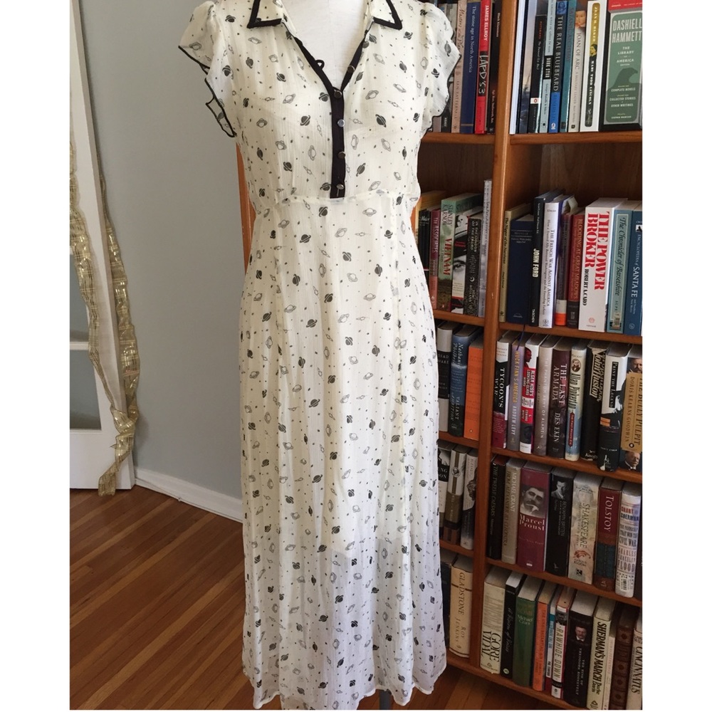 Urban Outfitters Celestial Print Maxi Dress